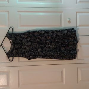 Floral paisley sleeveless sundress